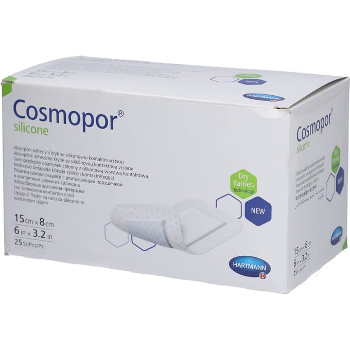 Hartmann Cosmopor® Silicone 15 x 8 cm 901103 25 Overige