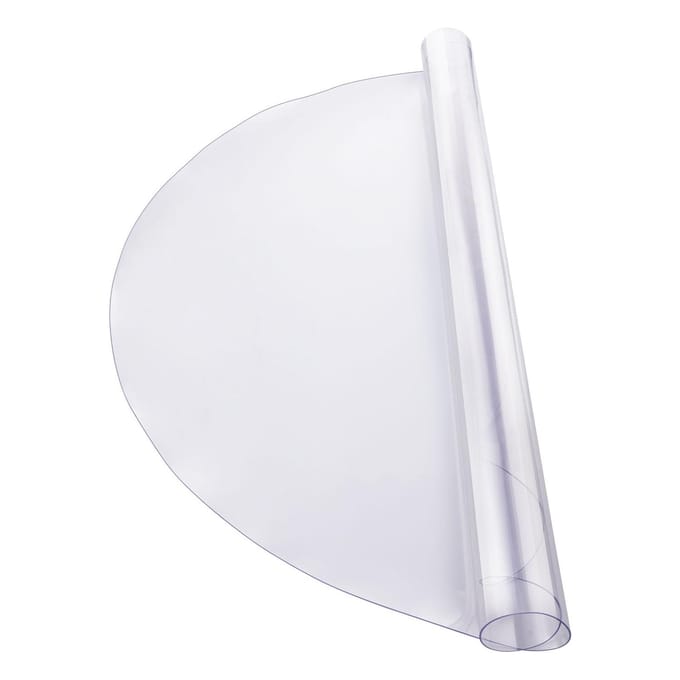 PVC Tafelbeschermer 42 Inch Rond Transparant Plastic Bureaubeschermer 2,0 mm Dik