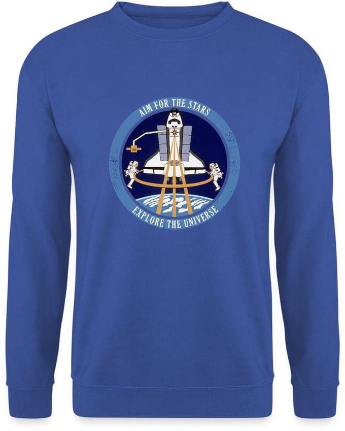 NASA Aim For The Stars Sweater Heren