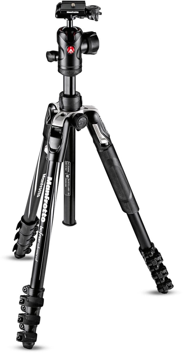 Manfrotto Befree Advanced Aluminum Travel Tripod lever ball head