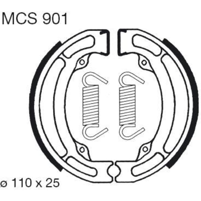 Remschoenset TRW MCS901