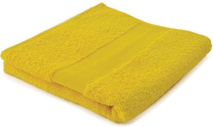 Arowell Badhanddoek Badlaken 100 x 50 cm - 500 Gram - Geel - 1 stuks