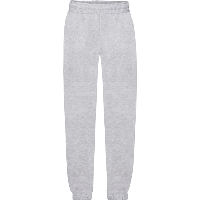 Fruit of the Loom Kinder/Kinder Heather Joggingbroek met Elastische Zoom (Heide Grijs)