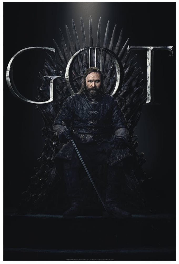 Game Of Thrones Sandor Clegane GOT Poster 20x30 cm