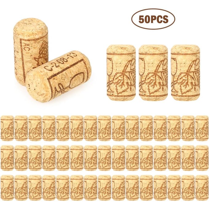 40*21mm Rode Wijn Flesstop Eik Rode Wijn Flesstop Eik Wijnkurken 50pcs