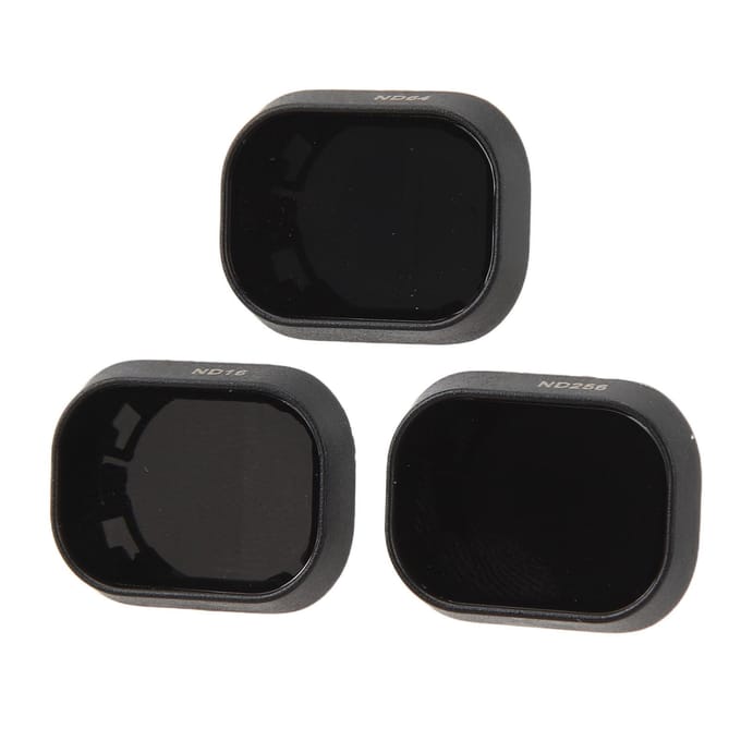 3 in 1 Drone ND Filter Set ND16 ND64 ND256 Optisch Glas Multi Gecoat Neutraal Dichtheid Filter Set black