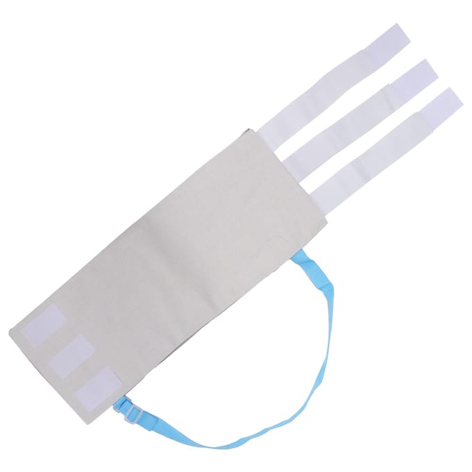 Gebroken Ribbrace Borstbeen Ribfractuur Fixatie Riem Wrap Postoperatieve Revalidatie white