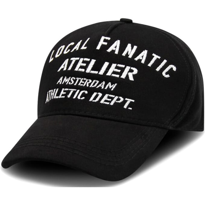 Baseball Cap Heren - Pet Heren - LF Amsterdam - Zwart