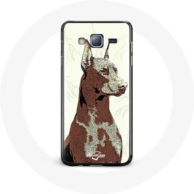 Case voor Samsung galaxy J7 2016 Doberman hondenras