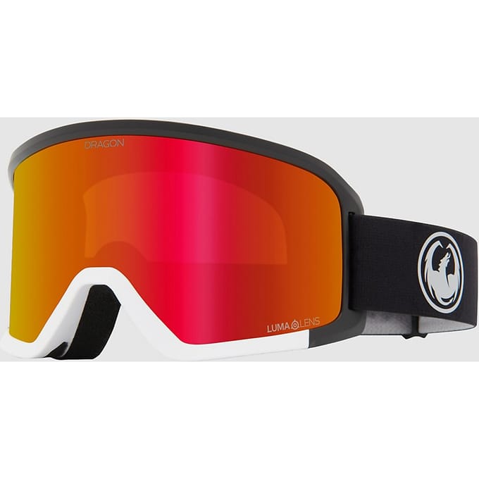 Dragon Alliance DX3 PLUS OTG Skibril - Nouveau Black/Red Ionized & Dark Smoke