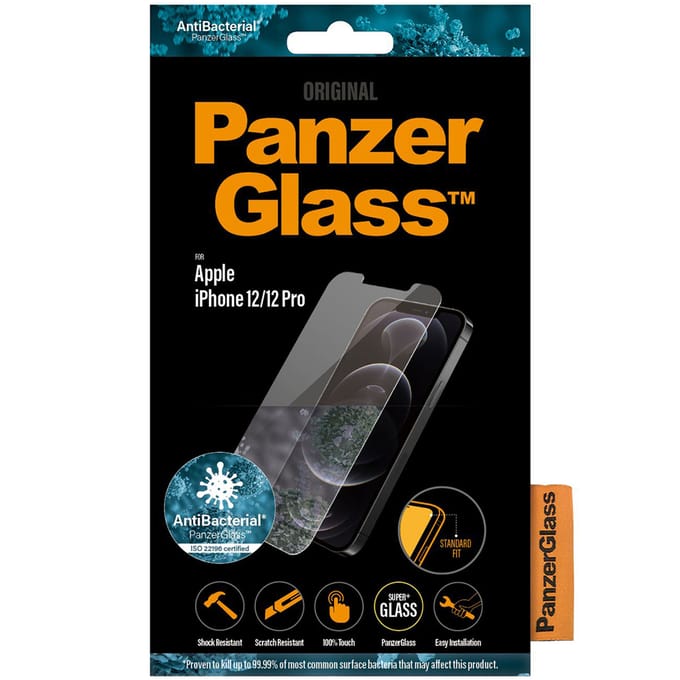 PanzerGlass - Screenprotector geschikt voor Apple iPhone 12 / iPhone 12 pro Glazen | PanzerGlass Standard Fit Screenprotector - Case Friendly