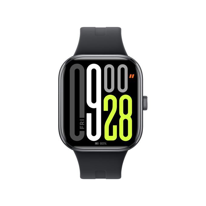 Redmi Watch 5 - 2,07-inch AMOLED - 5-systeem GNSS - 24 dagen batterij - Zwart