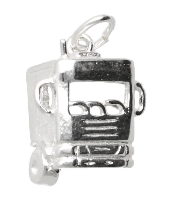 Zilveren Vrachtwagen cabine ketting hanger
