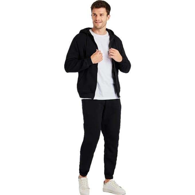 Kruze Heren Zip Up Hoodie Trainingspak