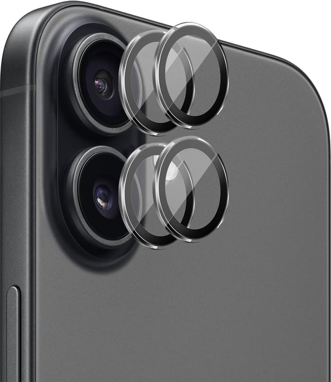 Camera Screenprotector geschikt voor iPhone 17 - 2x Volledig Dekkend Glas Screen Protector