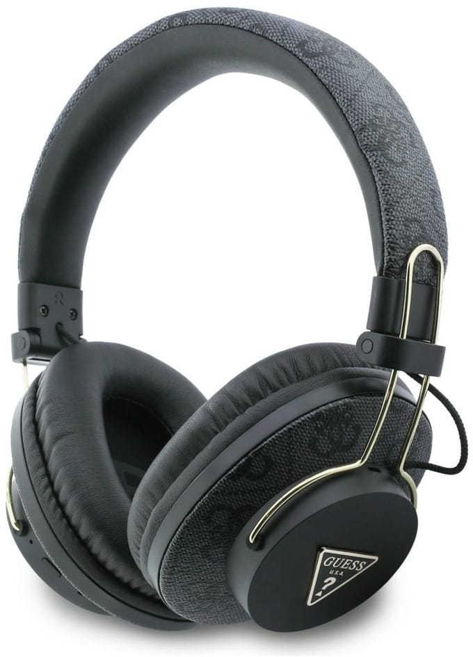 Guess On-Ear Bluetooth-Koptelefoon Met Enc Voor Iphone Galaxy Met Driehoekig Logo