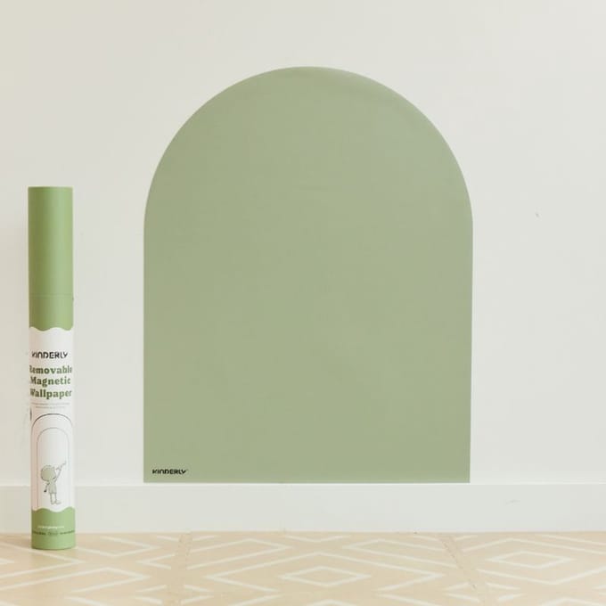 Kinderlybaby - Verwijderbaar Magnetisch behang - OLIVE