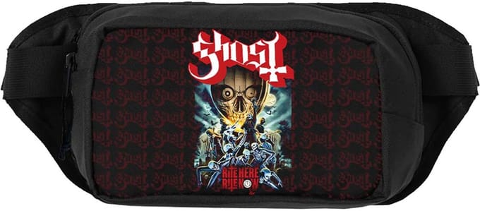 Rocksax Ghost - Rite Here, Rite Now Schoudertas - Zwart/Rood
