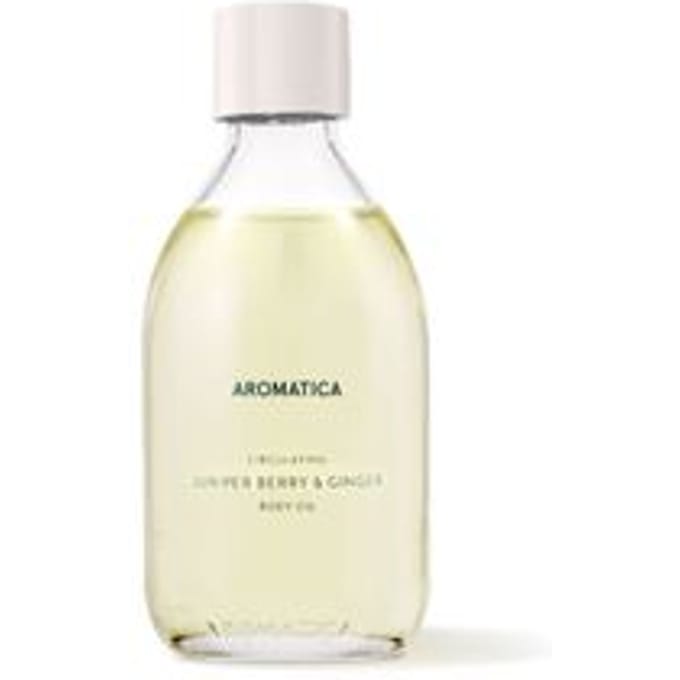 AROMATICA - Circulerende lichaamsolie met jeneverbes en gember