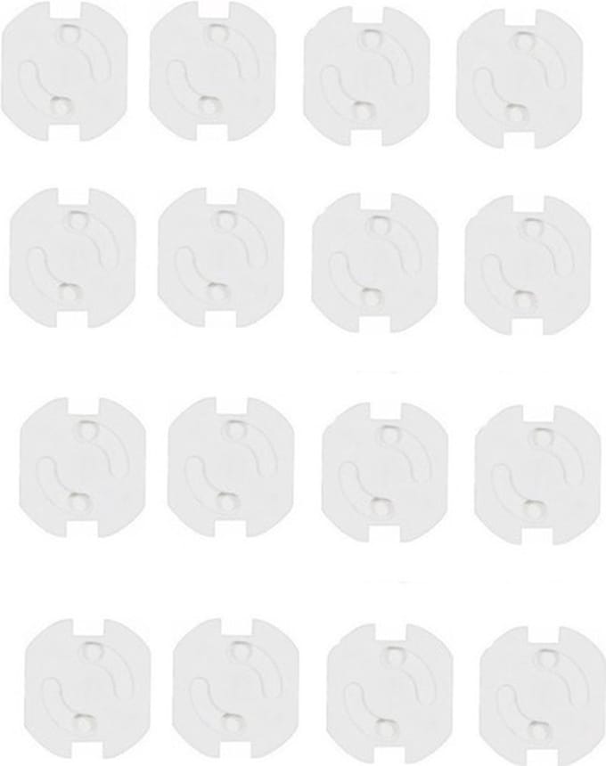 Stopcontactbeveiliging - 45x stuks - wit - stopcontactbeschermers - kinderbeveiliging