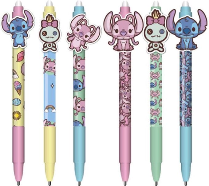 Twisk gelpennen Stitch uitwisbaar 36 stuks display kinderen.