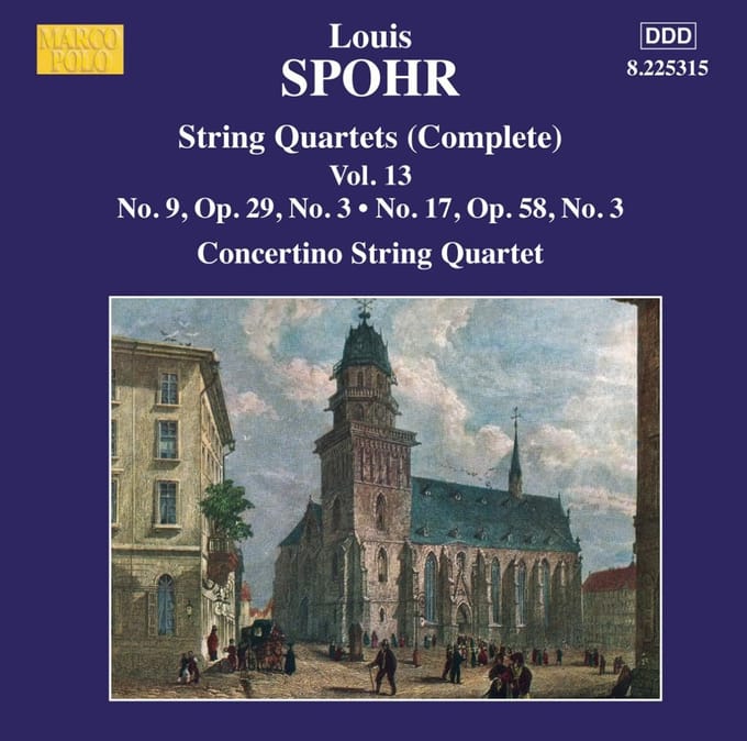 Concertino String Quartet - Spohr: String Quartets Volume 13 (CD)