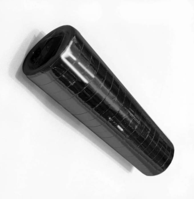 Rol Metallic Zwarte Serpentine (4m)