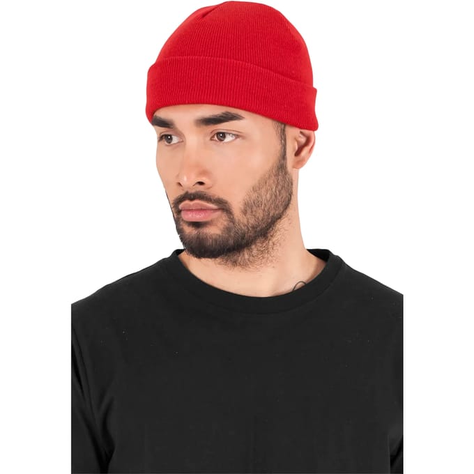 Urban Classics - Heavyweight Beanie Muts - Rood