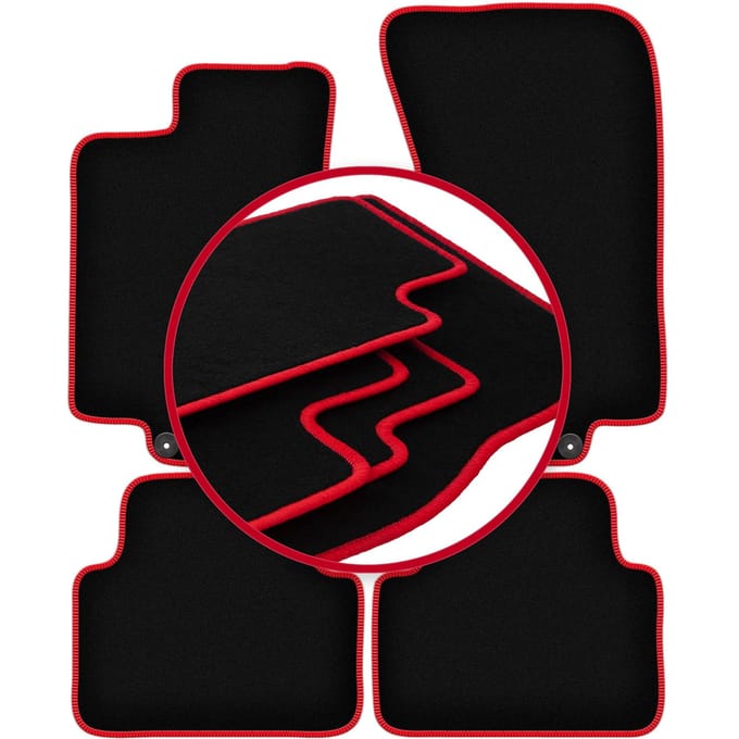 CARLUX-RED automatten voor: Jaguar XJ VII sedan (2002-2009)