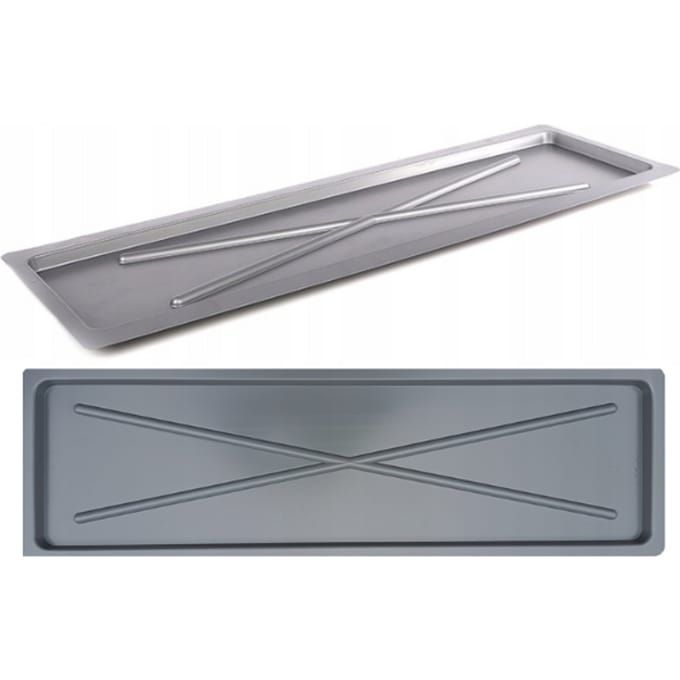 Altom Design - Onderzetter voor Afdruiprek - 75x25 cm - Zilver