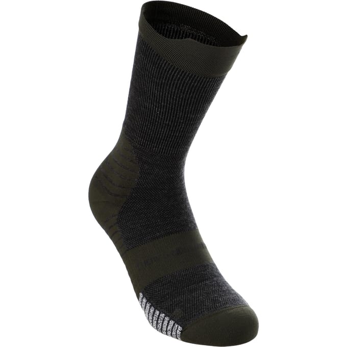 Odlo Performance Merino Trail  Hardloopsokken Unisex-donkergroen