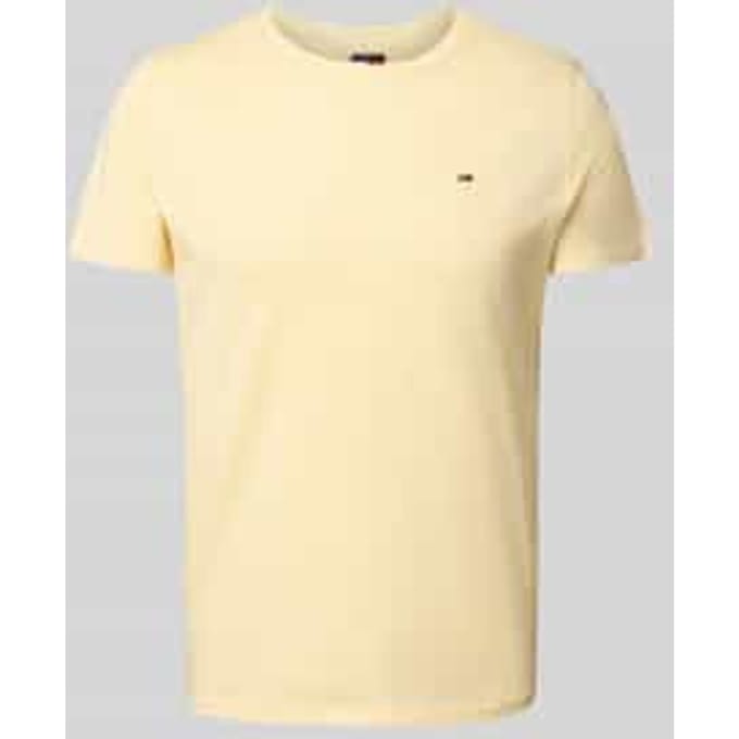 Regular fit T-shirt van puur katoen