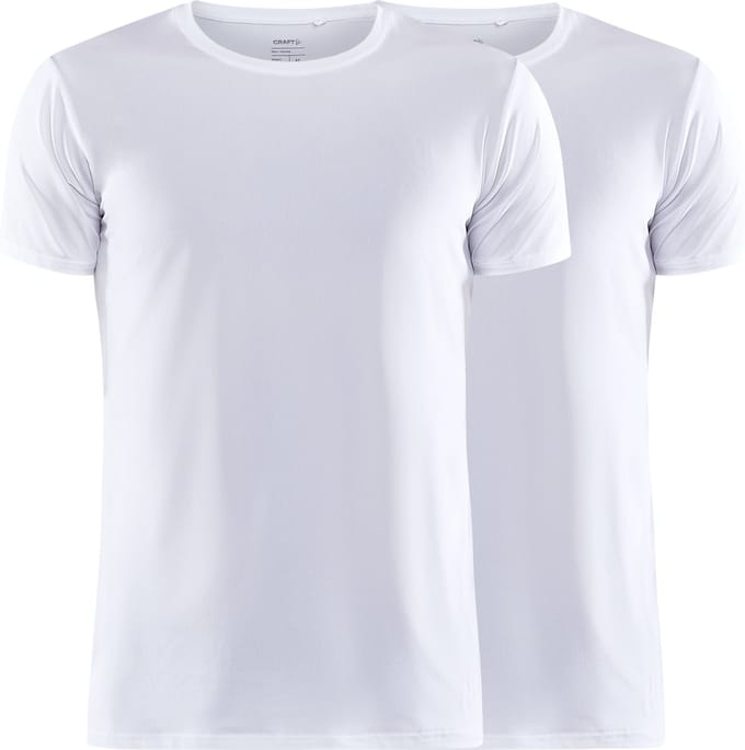 CRAFT CORE DRY TEE MULTI 2-PACK M Heren Thermoshirt - Wit