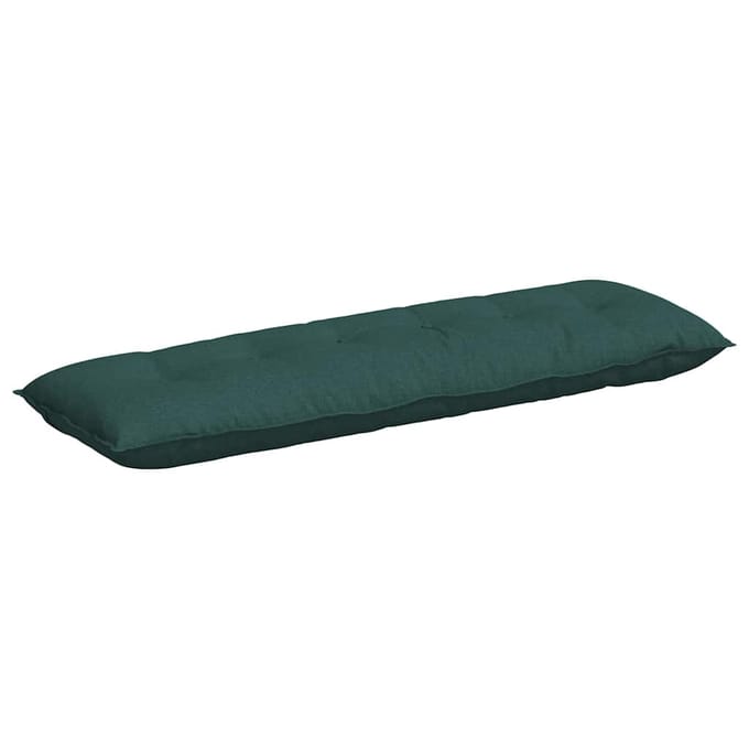 vidaXL - Rugkussen - Donkergroen - 160 - x - 50 - x - 19 - cm - Stof