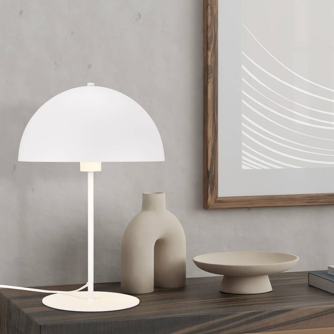Trio Lighting Tafellamp NOLA, hoogte 45 cm, wit