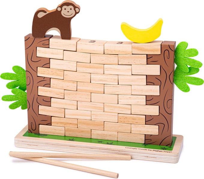 Bigjigs Wooden Children's Game Jungle Crash