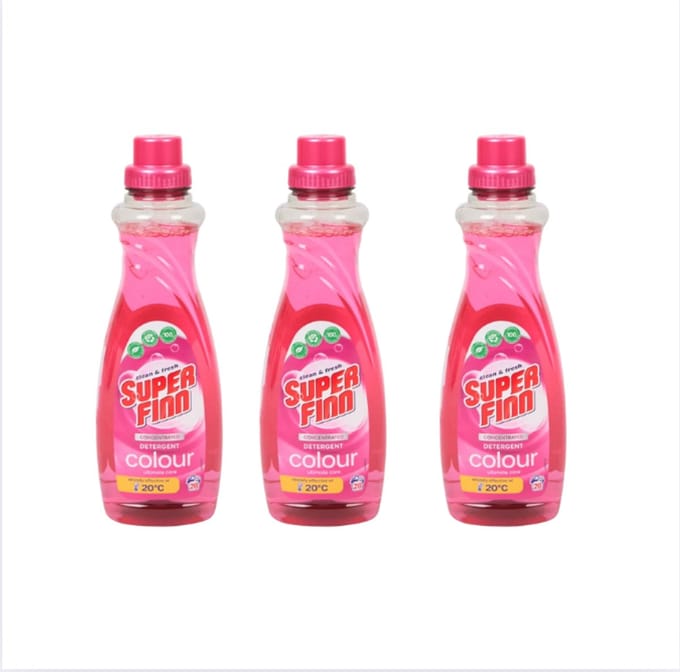 Superfinn wasmiddel Kleur 28 wasbeurten X3