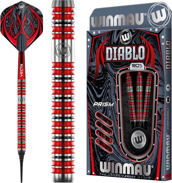 Professionele Softip Darts Set 20 Gram met Flights en Stems - Tungsten