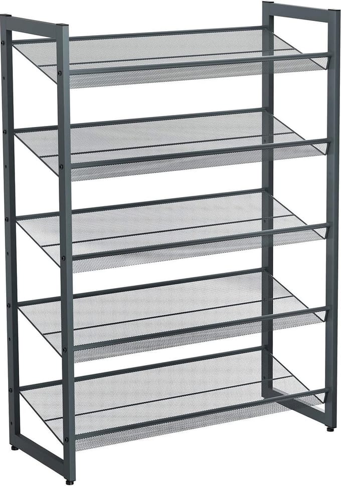 LMR005GB Schoenenrek, Donkergrijs, 74 x 30.7 x 104 cm