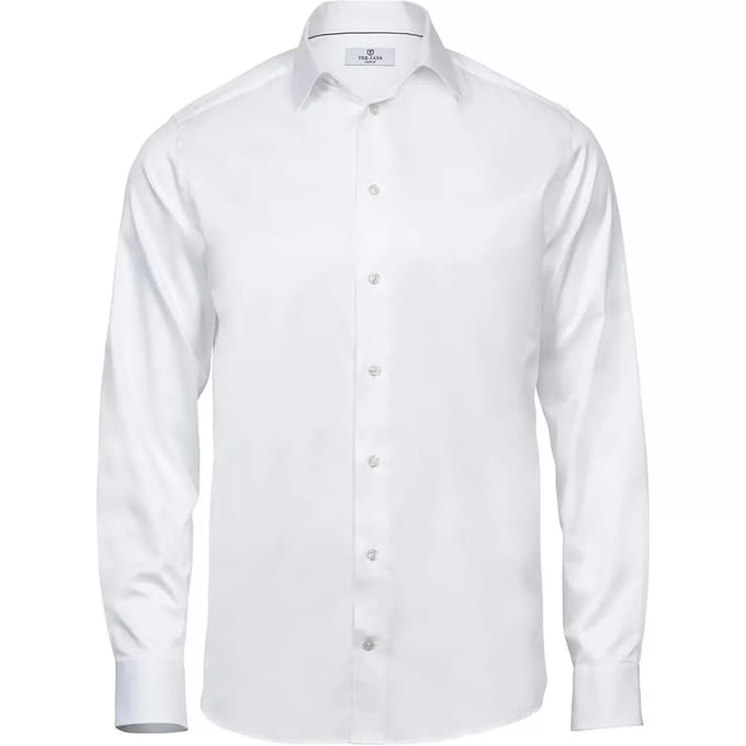 Tee Jays - Luxury Shirt Comfort Fit - White maat S