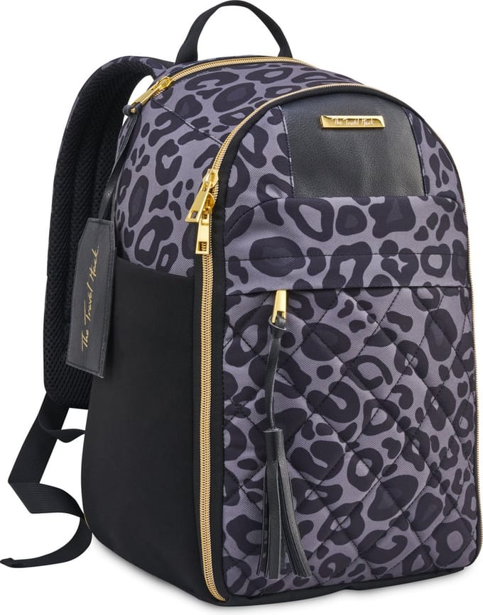 CabinMax Travel Hack Rugzak - Handbagage 20L – Reistas - 40x20x25 cm - Leopard