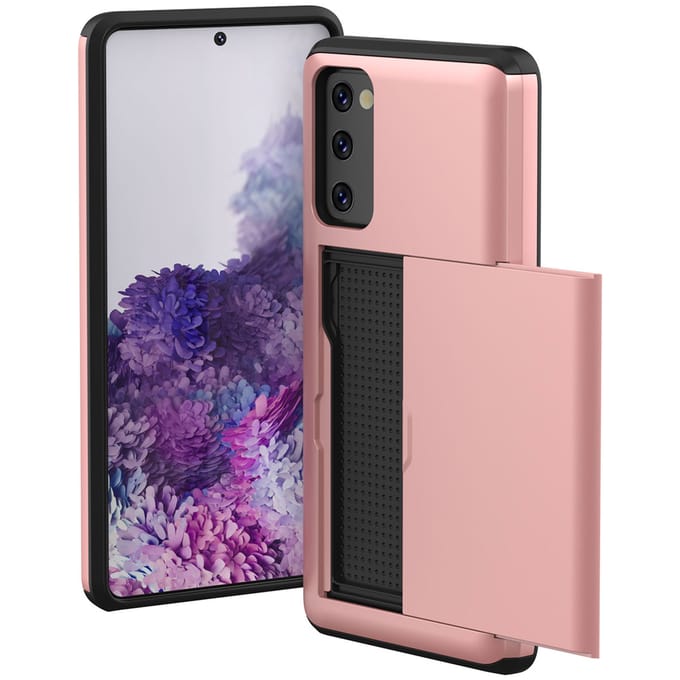 imoshion Hoesje met Pasjeshouder - Geschikt voor Samsung Galaxy S20 FE - Rosé Goud