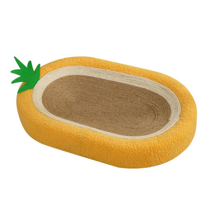 Huisdier Kattenkrabkom Grote Diameter Geïntegreerd Ontwerp Robuuste Kattenkrabmat Bed voor Thuis brown