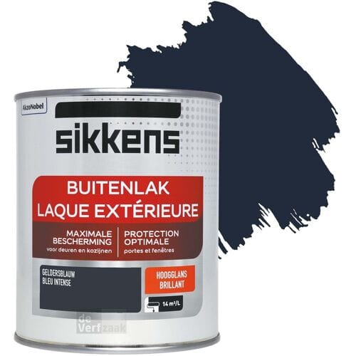 Sikkens - Buitenlak Hoogglans - Geldersblauw - 750 Ml