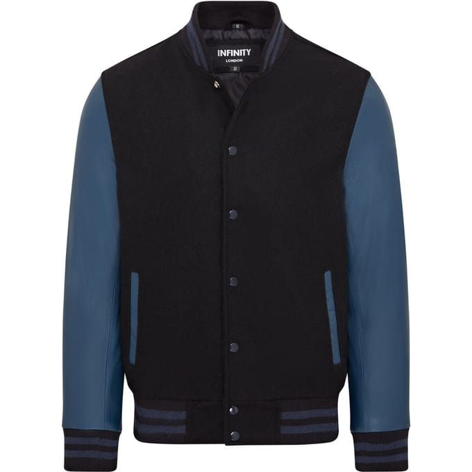 Letterman honkbalwollen leren Varsity-bomberjack - Genua