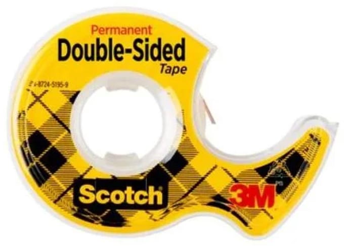 Scotch - permanent dubbelzijdig tape op dispenser - 136