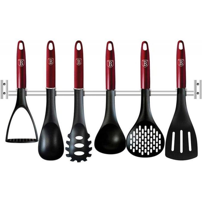 Berlinger Haus Burgundy Metallic Collection - Keukengerei Set - Nylon - Ergonomisch - Hittebestendig