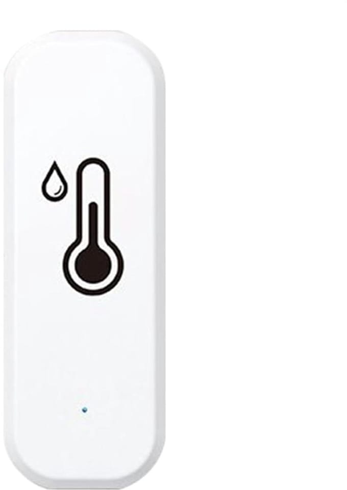 Intelligente Hygrometer - Wifi Sensor - Klimaat Bewaken - Dubbele Wifi Modus - 7 cm - Wit