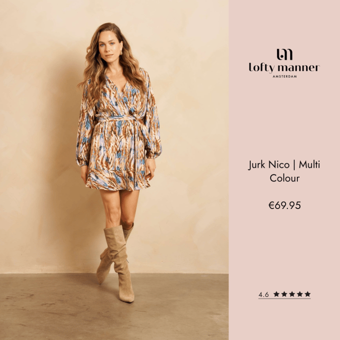 Jurk Nico | Multi Colour