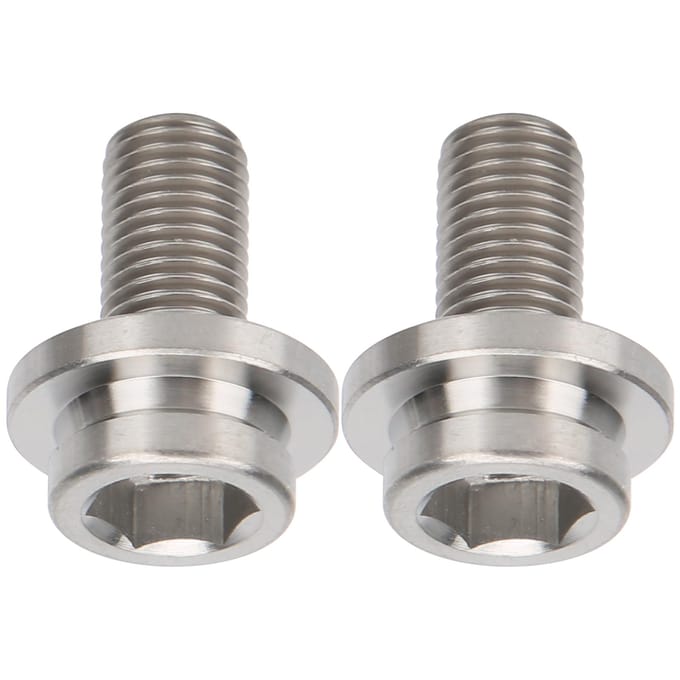 2 stuks Fiets Titanium Legering Crankarm Bevestigingsschroefbouten voor Brompton Vouwfiets gray
